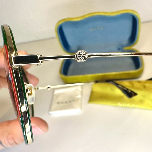 Gucci Sunglasses GG0061S in Green Gradient - Picture 3 of 10